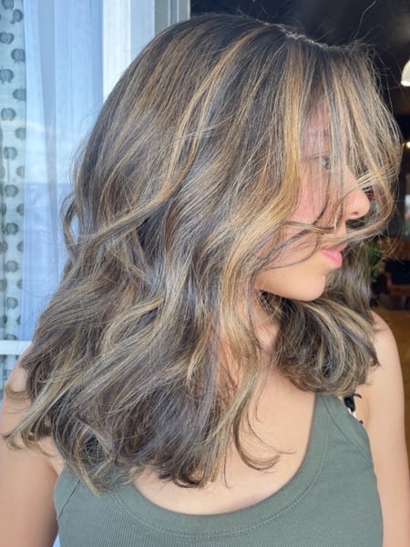 Image of  Women's Hair, Balayage, Hair Color, Blowout