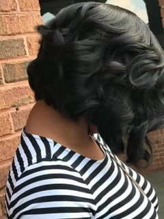 View Black, Hairstyle, Hair Extensions, Hair Length, Shoulder Length Hair, Hair Color, Women's Hair - Crystyle , Atlanta, GA