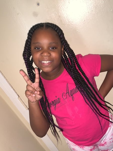 Image of  Kid's Hair, Braiding (African American), Hairstyle, Protective Styles