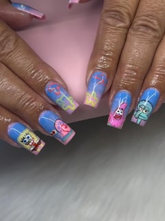 View Nail Shape, Gold, Short, Clear, Medium, Nail Finish, Nail Length, Brown, Orange, Red, Nail Color, Nail Style, Coffin, Pastel, Glitter, Hand Painted, Pink, Purple, Blue, Green, Light Green, Yellow, Acrylic, Gel, White, Nails, Neon, Square - Maxxie , Athens, GA
