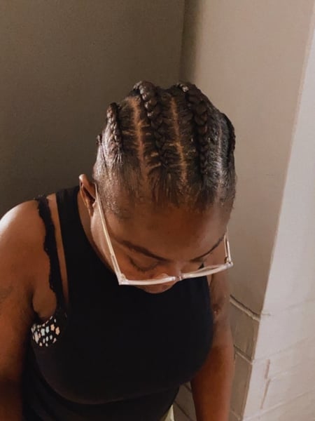 Image of  Braids (African American), Hairstyle