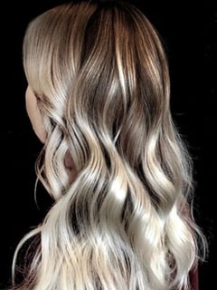View Blonde, Women's Hair, Balayage, Hair Color, Long, Hair Length, Beachy Waves, Hairstyles - Catlin , Minneapolis, MN