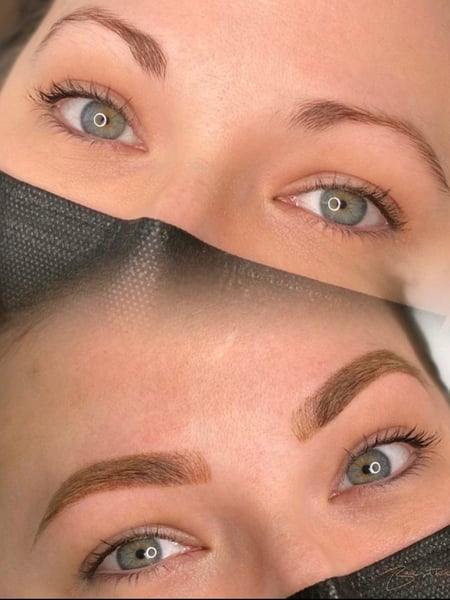 Image of  Brow Shaping, Brows, Steep Arch, S-Shaped, Straight, Rounded, Arched, Microblading, Ombré, Nano-Stroke