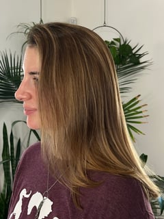 View Haircuts, Blonde, Balayage, Brunette, Long, Hairstyles, Straight, Women's Hair, Hair Color, Layered, Hair Length - Jacquelyn Rodriguez, Warrenton, VA