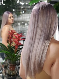 View Women's Hair, Hair Length, Long, Full Color, Hair Color, Blonde, Blowout - Jenell, Long Beach, CA