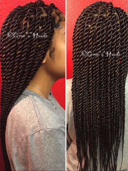 Image of  Braids (African American), Hairstyles, Women's Hair, Hair Extensions, Natural, Boho Chic Braid