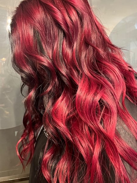 Image of  Red, Fashion Color, Women's Hair, Hair Color, Hair Extensions, Sew-In 