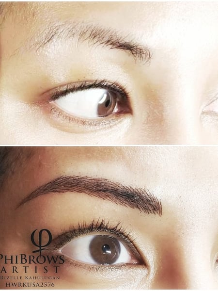Image of  Brows, Brow Shaping, Arched, Brow Technique, Microblading