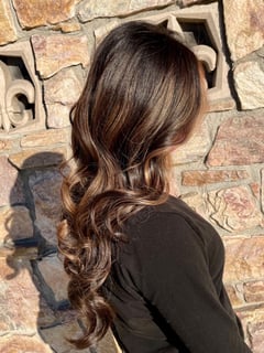 View Balayage, Hairstyles, Curly, Haircuts, Layered, Hair Length, Long, Hair Color, Women's Hair - Alexis Friloux, Ontario, CA