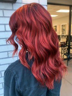 View Women's Hair, Red, Hair Color, Layered, Haircuts - Haydee, Tampa, FL