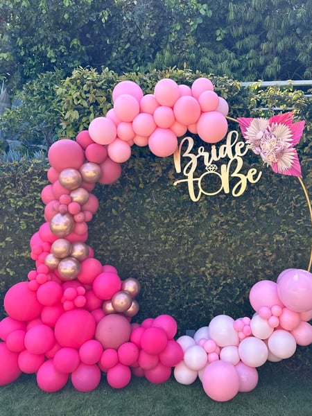 Image of  Balloon Decor, Colors, Pink