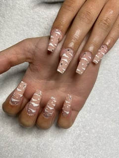 View Short, Nail Length, Nails, Medium, XL, Long, XXL, Nail Style, Nail Art, Accent Nail, Ombré, Stickers, Mix-and-Match, 3D, Hand Painted, Nail Jewels, Color Block, Stamps, French Manicure, Mirrored, Reverse French, Stencil, Nail Color, Purple, Yellow, White, Pink, Black, Matte, Glitter, Red, Pastel, Orange, Brown, Clear, Gold, Light Green, Neon, Metallic, Glass, Beige, Green, Blue, Manicure, Nail Finish, Gel, Basic Nail Polish, Dip Powder, Acrylic, Nail Shape, Round, Squoval, Flare, Ballerina, Lipstick, Edge, Arrowhead, Mountain Peak, Square, Oval, Stiletto, Almond, Coffin - Marina Schulz, Seattle, WA