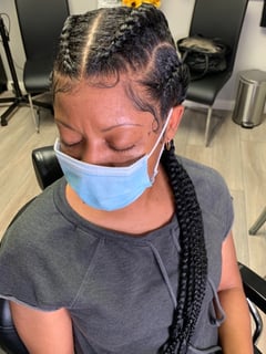 View Protective, Hairstyles, Women's Hair, Hair Extensions, Braids (African American), 4C, 4B, 3A, 4A, 3C, 3B, Hair Texture - Dionna Richardson, Concord, CA
