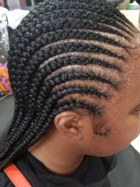 Image of  Hair Texture, 3B, 3C, 4A, 3A, 4B, 4C, Braids (African American), Women's Hair, Hairstyles