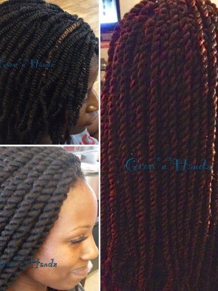 Image of  Natural, Braids (African American), Protective, Hair Extensions, Hairstyles