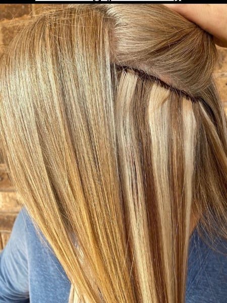 Image of  Women's Hair, Hair Extensions, Men's Hair, Hair Color, Brunette, Blonde, Highlights, Sew-In 