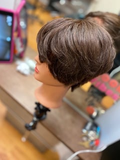 View Women's Hair, Short Hair (Ear Length), Pixie, Haircut, Shaved (Women's Haircut), Natural Hair, Hairstyle - Chelsie Kennedy, Mundelein, IL