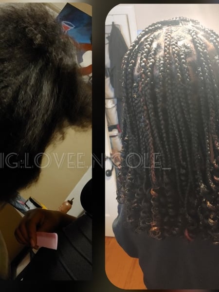 Image of  Women's Hair, Braids (African American), Hairstyles, Protective, Curly