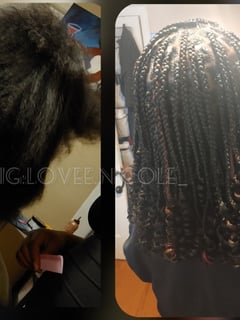 View Women's Hair, Curly, Protective, Hairstyles, Braids (African American) - Alexus H, Detroit, MI