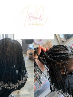View Boho Chic Braid, Hairstyles, Women's Hair, 4C, Hair Texture, Hair Length, Shoulder Length - Passion Crockett, Irvington, KY