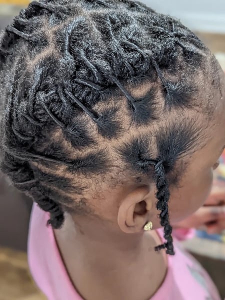 Image of  Locs, Hairstyle, Kid's Hair, Protective Styles