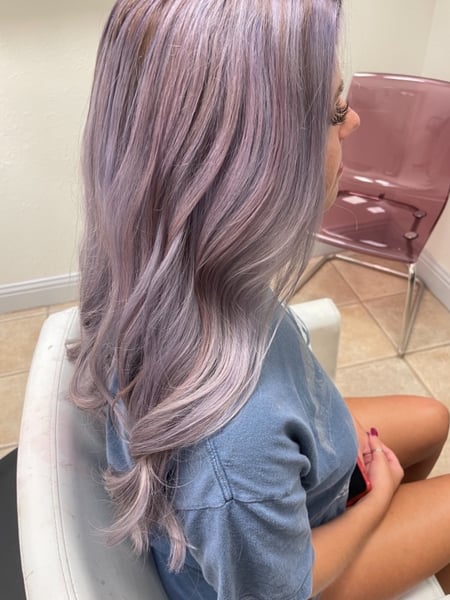 Image of  Women's Hair, Hair Color, Fashion Color, Full Color