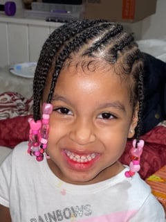 View Braiding (African American), Protective Styles, Hairstyle, Haircut, Girls, Kid's Hair - Bria Smith, White Plains, MD