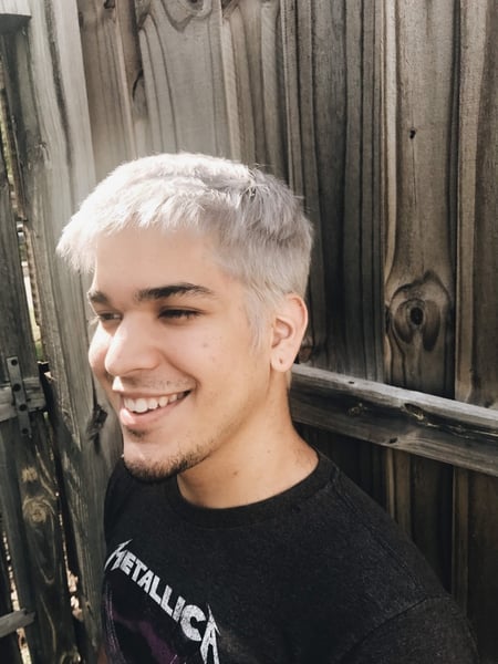 Image of  Grey, Hair Color, Men's Hair, Fashion Color 