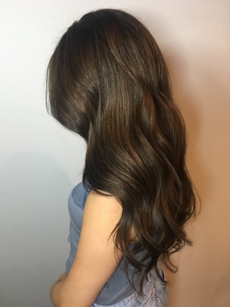 Image of  Curly, Haircuts, Women's Hair, Bangs, Layered, Blunt, Bob, Blowout, Permanent Hair Straightening, Keratin, Hair Extensions, Hairstyles, Beachy Waves, Curly, Red, Hair Color, Color Correction, Black, Blonde, Highlights, Foilayage, Full Color, Brunette, Balayage, Ombré, Long, Hair Length, Short Chin Length, Medium Length, Shoulder Length, Pixie, Short Ear Length