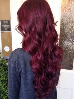 View Curly, Haircuts, Women's Hair, Red, Hair Color, Full Color, Medium Length, Hair Length - fatoumata diarra, Los Angeles, CA