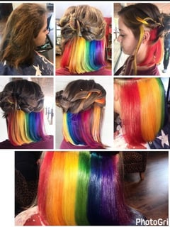 View Hair Color, Hair Length, Shoulder Length, Fashion Color, Women's Hair - Elissa Sanderson (Ellie), San Diego, CA
