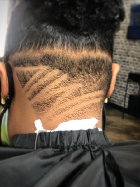 Image of  Women's Hair, Shaved, Haircuts