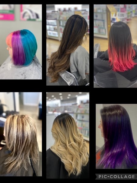 Image of  Straight, Women's Hair, Wax & Tweeze, Hair Color, Highlights, Brow Tinting, Layered, Brow Technique, Brows, Haircuts, Bob, Red, Fashion Color, Blonde, Balayage, Long, Permanent Hair Straightening, Keratin, Hairstyles, Beachy Waves, Hair Length, Blunt, Color Correction, Brow Shaping, Rounded, Medium Length, Foilayage, Arched, Scalp Treatment, Hair Treatment/Restoration, Brow Treatments