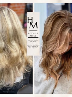 View Haircuts, Foilayage, Medium Length, Color Correction, Hair Length, Layered, Highlights, Hair Color, Women's Hair, Beachy Waves, Hairstyles, Blowout, Balayage, Blonde - Heather Womack, Port Huron, MI