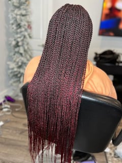 View Women's Hair, Hair Texture, 4C, Hair Extensions, Hairstyle, Straight, Braids (African American), Hair Length - Nora Braidz, Chicago, IL