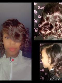 View Curls, Silk Press, Smoothing , Hair Texture, 3A, Natural Hair, Women's Hair, Hairstyle, Blowout - Tiffany Dingleel, Baltimore, MD