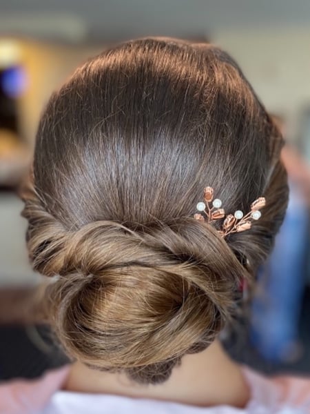 Image of  Women's Hair, Updo, Hairstyles, Bridal