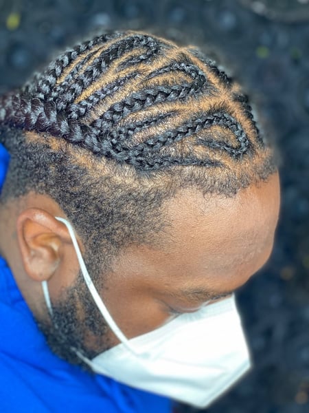 Image of  Men's Hair, Hairstyles, Braids (African American)