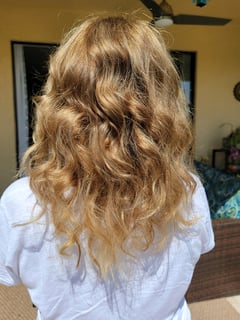 View Blonde, Hairstyles, Beachy Waves, Haircuts, Layered, Hair Length, Medium Length, Highlights, Hair Color, Women's Hair - Veronique VERNHET, Bradenton, FL