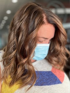 View Highlights, Balayage, Foilayage, Women's Hair, Hair Color, Brunette, Full Color - Amberly Harrison , Lexington, KY