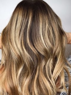 View Women's Hair, Balayage, Hair Color, Blonde, Long, Hair Length, Beachy Waves, Hairstyles - Ally , San Diego, CA