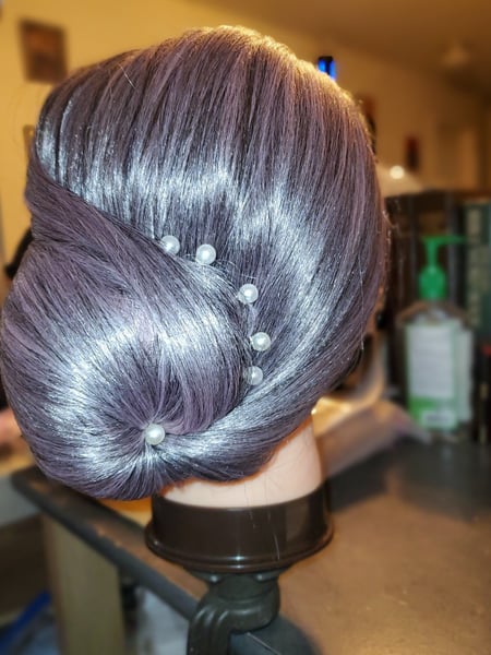Image of  Women's Hair, Updo, Hairstyle