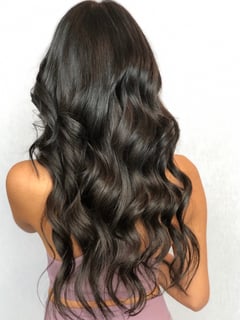 View Women's Hair, Blowout, Hair Color, Brunette, Hair Length, Long, Haircuts, Layered, Hairstyles, Beachy Waves, Hair Extensions, Curly - Nicole Vogel, Houston, TX