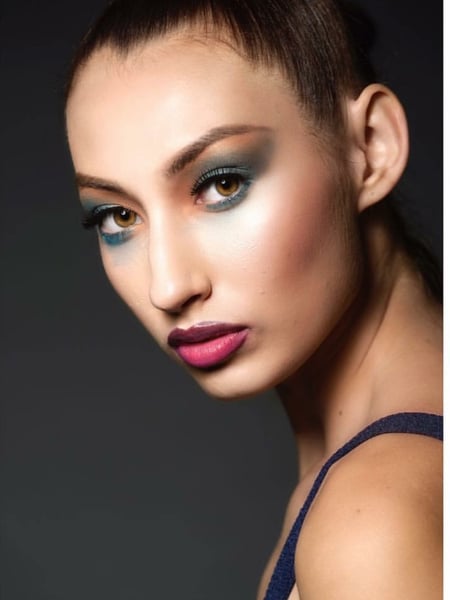 Image of  Light Brown, Skin Tone, Makeup, Airbrush, Technique, Glam Makeup, Look, Pink, Colors