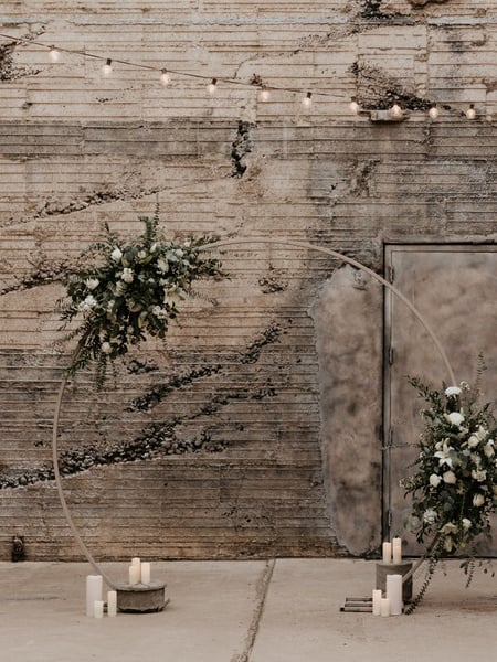 Image of  Florist, Arrangement Type, Centerpiece, Occasion, Wedding - Arch