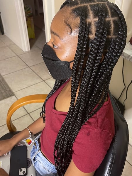 Image of  Boho Chic Braid, Hairstyles, Women's Hair, Weave, Protective, Braids (African American), Hair Extensions, Natural