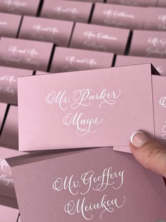 View Calligraphy, Calligraphy Service, Place Cards - Amy DuBois, Dallas, TX