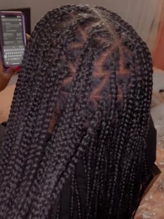 View Women's Hair, Braids (African American), Hairstyles, Protective, 4C, Hair Texture, 4B, 4A, 3C, 3B, 3A, 2C, 2B, 2A - Shundria Matlock, Dallas, TX