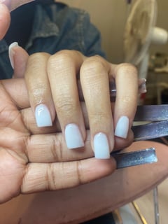 View Nails, Manicure, Nail Finish, Pedicure, Nail Length, Nail Color, Nail Style, Nail Shape - Aasiyah Tompkins , Philadelphia, PA