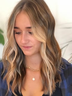 View Color Correction, Women's Hair, Hair Color, Foilayage, Balayage, Highlights - Ashley Lauren, Norwell, MA